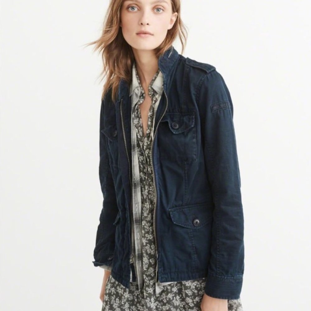 Navy Utility Jacket, Size SM